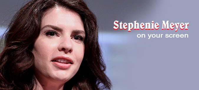 Stephenie Meyer on your screen © Gage Skidmore